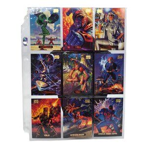 Marvel Masterpieces 1994 SkyBox Trading Cards She-Hulk Spider-Man Silver Surfer